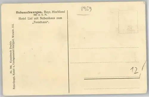 Hohenschwangau Hotel Lisl *