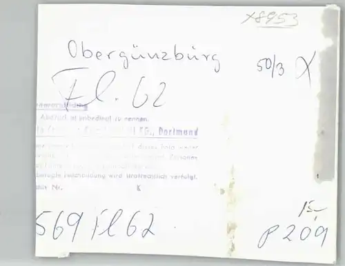 Oberguenzburg Fliegeraufnahme *