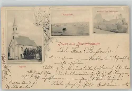 Babenhausen Schwaben Babenhausen Kapelle Fuggerschloss x / Babenhausen /Unterallgaeu LKR