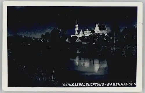 Babenhausen Schwaben Babenhausen Fuggerschloss * / Babenhausen /Unterallgaeu LKR