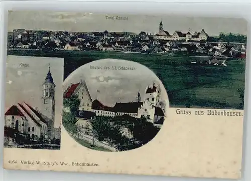 Babenhausen Schwaben Fuggerschloss / Babenhausen /Unterallgaeu LKR