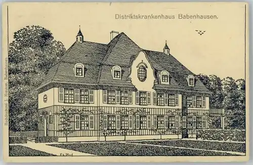 Babenhausen Schwaben Distriktskrankenhaus / Babenhausen /Unterallgaeu LKR