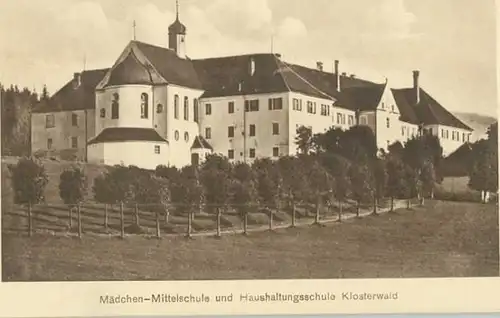 Ottobeuren Maedchen-Mittelschule Haushaltungsschule Klosterwald / Ottobeuren /Unterallgaeu LKR