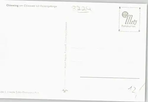 Chieming Chiemsee Chieming Kaisergebirge o 1921-1965 / Chieming /Traunstein LKR