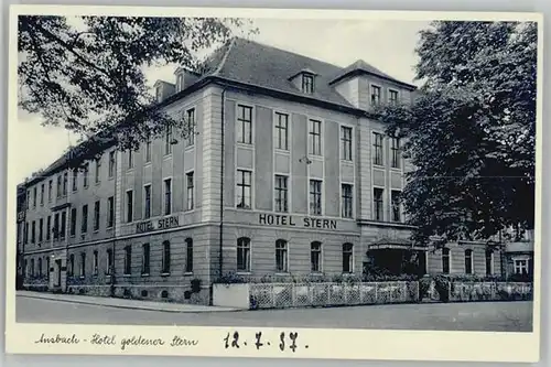 Ansbach Mittelfranken Ansbach Mittelfranken Hotel goldener Stern o 1937 / Ansbach /Ansbach LKR