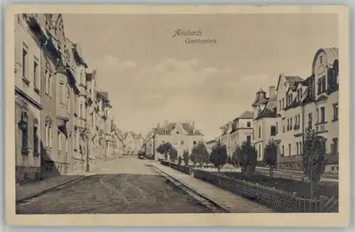 Ansbach Mittelfranken Goetheplatz Feldpost x 1915