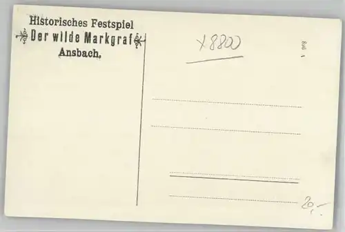 Ansbach Mittelfranken Ansbach Mittelfranken  ungelaufen ca. 1910 / Ansbach /Ansbach LKR