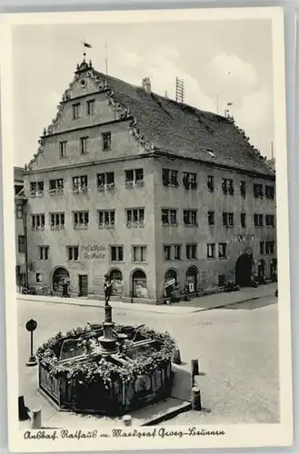 Ansbach Mittelfranken Markgraf Georg Brunnen  