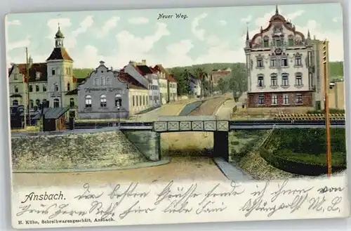 Ansbach Mittelfranken  x 1902