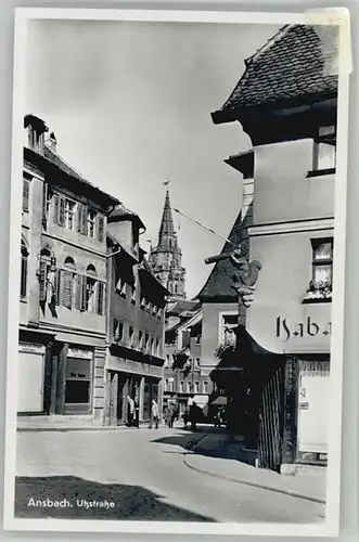 Ansbach Mittelfranken Ansbach Mittelfranken Utzstrasse ungelaufen ca. 1955 / Ansbach /Ansbach LKR