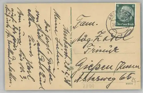 Ansbach Mittelfranken Karlsstrasse x 1938