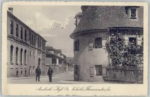 Ansbach Mittelfranken Theresienstrasse x 1915