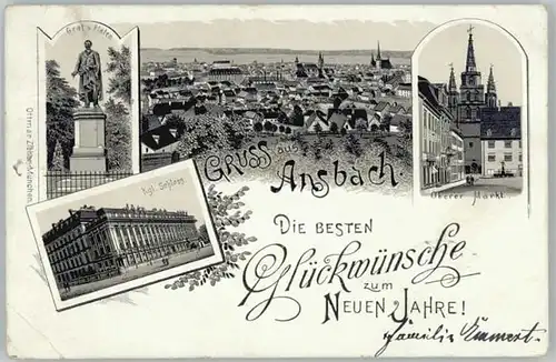 Ansbach Mittelfranken  x 1896