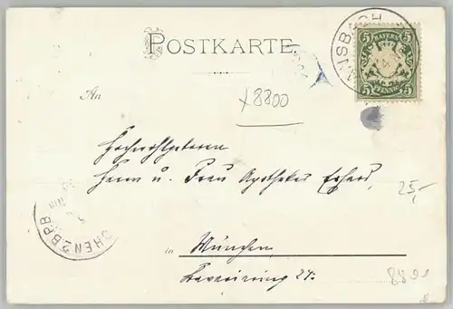 Ansbach Mittelfranken  x 1900