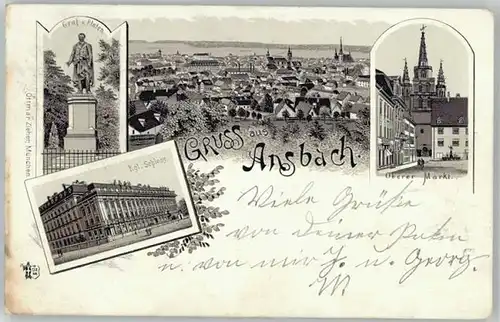 Ansbach Mittelfranken  x 1897