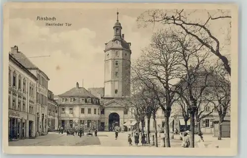 Ansbach Mittelfranken Ansbach Mittelfranken Herrieder Tor ungelaufen ca. 1920 / Ansbach /Ansbach LKR