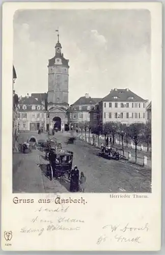 Ansbach Mittelfranken  x 1899