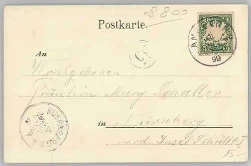 Ansbach Mittelfranken  x 1899