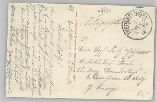 Treuchtlingen Feldpost x 1914