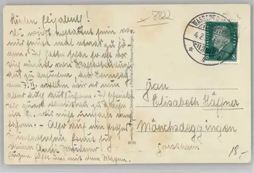 Wassertruedingen  x 1932