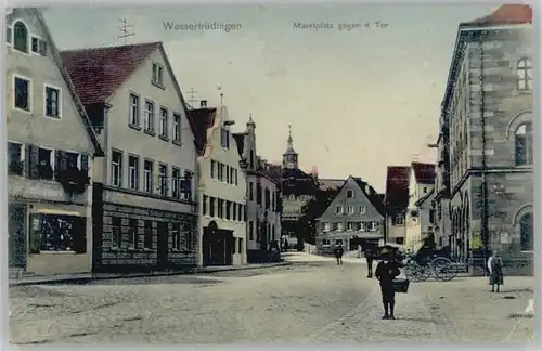 Wassertruedingen Marktplatz x 1910