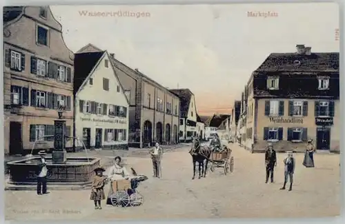 Wassertruedingen Wassertruedingen Marktplatz x 1905 / Wassertruedingen /Ansbach LKR