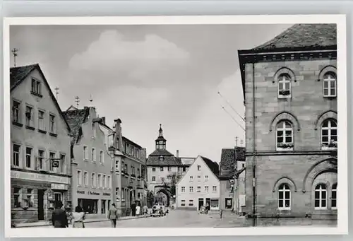 Wassertruedingen Wassertruedingen Marktplatz ungelaufen ca. 1955 / Wassertruedingen /Ansbach LKR
