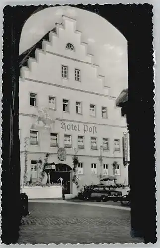 Feuchtwangen Feuchtwangen Hotel Post ungelaufen ca. 1955 / Feuchtwangen /Ansbach LKR