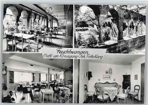 Feuchtwangen Feuchtwangen Cafe am Kreuzgang ungelaufen ca. 1965 / Feuchtwangen /Ansbach LKR