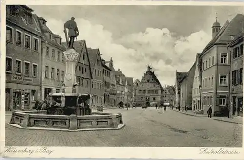 Weissenburg Bayern Luitpoltstrasse x 1929