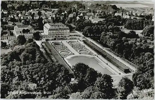 Bruehl Schloss Augustusburg Fliegeraufnahme  *