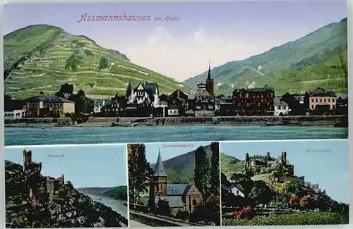 Assmannshausen Assmannshausen Sooneck Clemenskapelle Reichenstein * / Ruedesheim am Rhein /