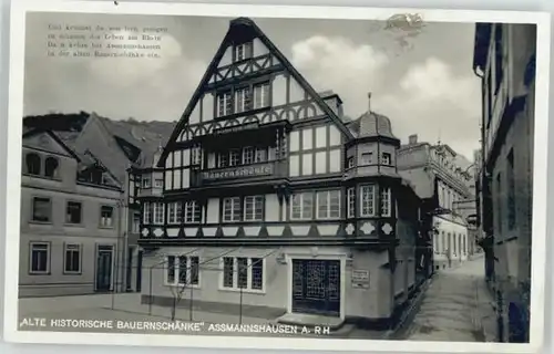 Assmannshausen Assmannshausen Alte Bauernschaenke x / Ruedesheim am Rhein /