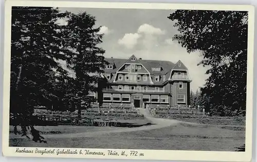 Ilmenau Kurhaus Berghotel Gabelbach x