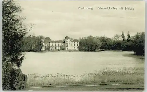 Rheinsberg Rheinsberg Grienerick-See Schloss * / Rheinsberg /Ostprignitz-Ruppin LKR