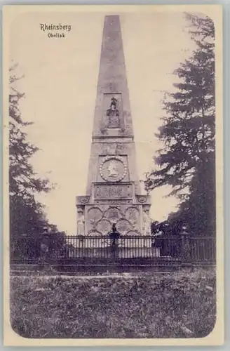 Rheinsberg Rheinsberg Obelisk * / Rheinsberg /Ostprignitz-Ruppin LKR