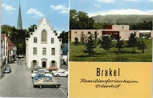 we36245 Brakel Westfalen Brakel Familienferienheim Erlenhof * Kategorie. Brakel Alte Ansichtskarten
