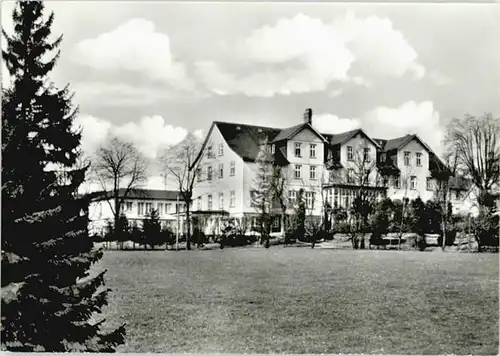 Hahnenklee-Bockswiese Sanatorium Dr Schuessler *