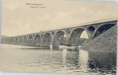 Moehnesee Moehnesee Moehnetalsperre Viadukt  * / Moehnesee /Soest LKR