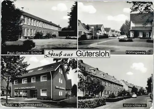 Guetersloh Guetersloh Hoeltingsweg Holzrichterstrasse Paul-Gerhard-Schule Sparkasse * / Guetersloh /Guetersloh LKR