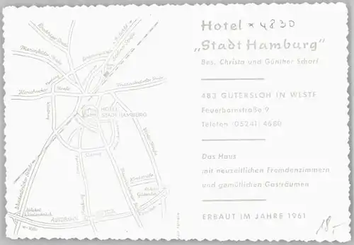 Guetersloh Guetersloh Hotel Stadt Hamburg * / Guetersloh /Guetersloh LKR