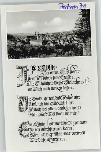 Pruem Eifel Gedicht * / Pruem /Eifelkreis Bitburg-Pruem LKR