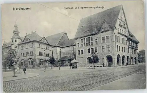 Nordhausen Thueringen Nordhausen Rathaus Sparkassengebaeude * / Nordhausen Harz /Nordhausen LKR