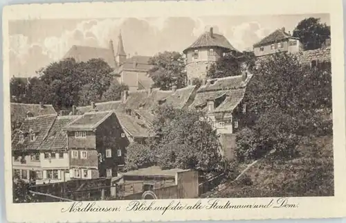 Nordhausen Thueringen Nordhausen Stadtmauer Dom x / Nordhausen Harz /Nordhausen LKR