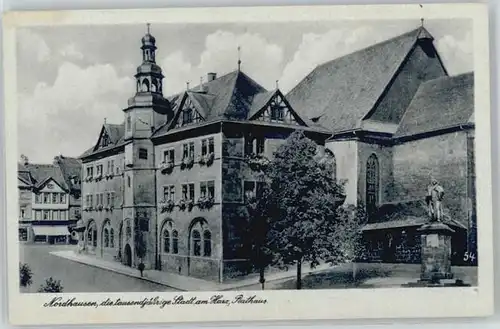 Nordhausen Thueringen Nordhausen Rathaus * / Nordhausen Harz /Nordhausen LKR