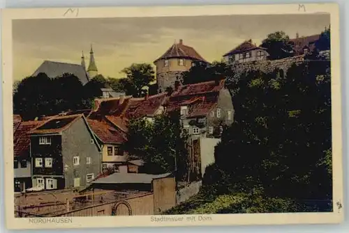 Nordhausen Thueringen Nordhausen Stadtmauer Dom x / Nordhausen Harz /Nordhausen LKR