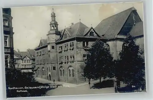 Nordhausen Thueringen Nordhausen Rathaus x / Nordhausen Harz /Nordhausen LKR