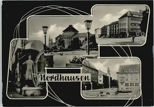 Nordhausen Thueringen Nordhausen Roland Theater Lutherplatz x / Nordhausen Harz /Nordhausen LKR