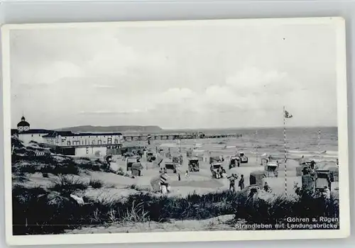 Goehren Ruegen Goehren Ruegen Strand Landungsbruecke x / Goehren Ostseebad Ruegen /Ruegen LKR