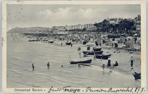 Bansin Ostseebad Bansin Strand x / Heringsdorf /Ostvorpommern LKR